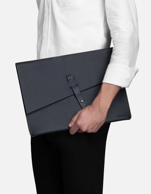 Miansai SLG Portfolio, Textured Navy Navy Blue / O/S / Monogram: No