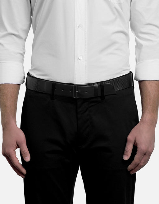 Miansai Belts Webbing Belt, Black/Black