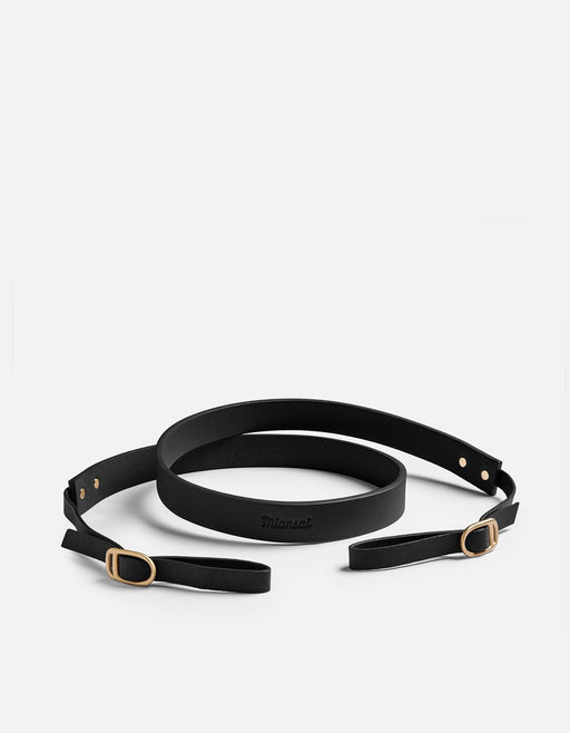 Miansai Camera Straps Camera Strap, Black Leather Black / 43 in.