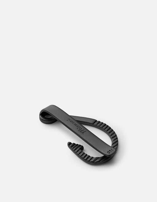 Miansai Tie Bars Hooked Tie Bar, Noir Matte Black / O/S