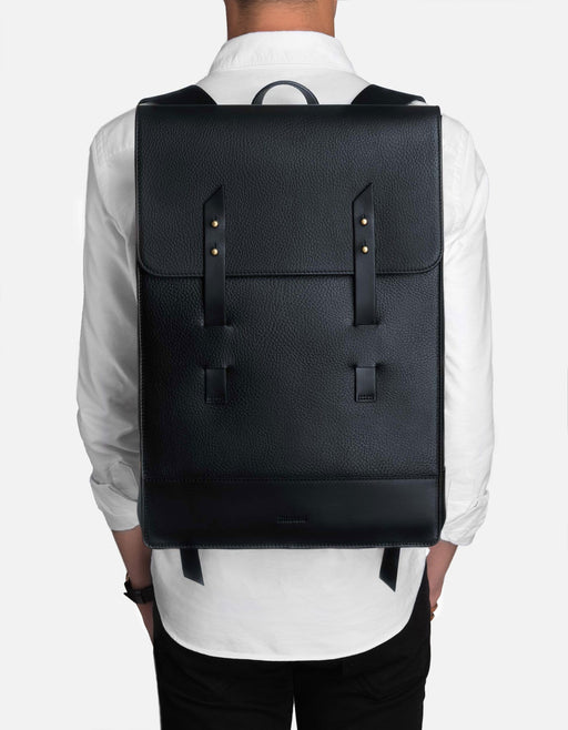 Miansai Bags Harbour Rucksack, Textured Navy Textured Navy / O/S