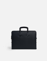 Miansai Bags Slim Briefcase, Textured Navy Blue Navy Blue / O/S