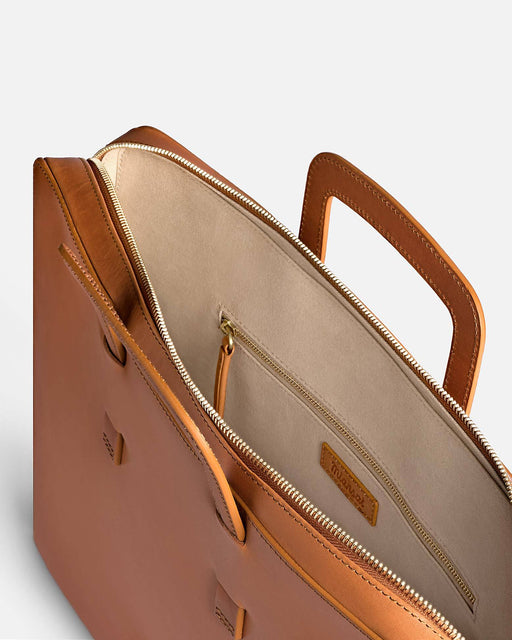 Miansai Bags Slim Briefcase, Vintage Cognac Vintage Cognac / O/S