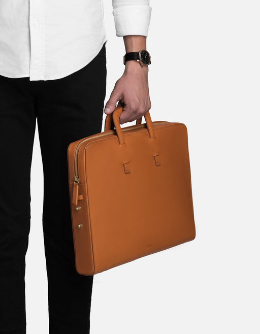 Miansai Bags Slim Briefcase, Vintage Cognac Vintage Cognac / O/S