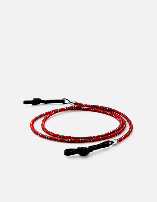 Miansai Sunglasses Nexus Nylon Sunglass Cord, Sterling Silver Crimson / O/S