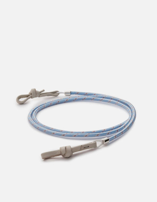 Miansai Sunglasses Nexus Nylon Sunglass Cord, Sterling Silver Sky Blue / O/S
