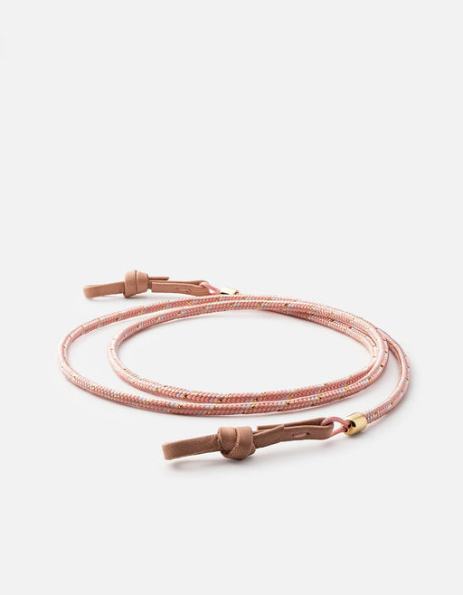 Miansai Dry Goods Nexus Nylon Sunglass Cord, Gold Vermeil Pink / O/S