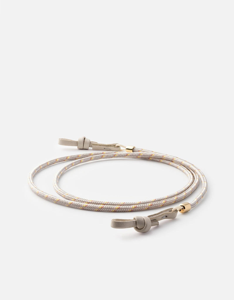 Miansai Dry Goods Nexus Nylon Sunglass Cord, Gold Vermeil Shadow / O/S