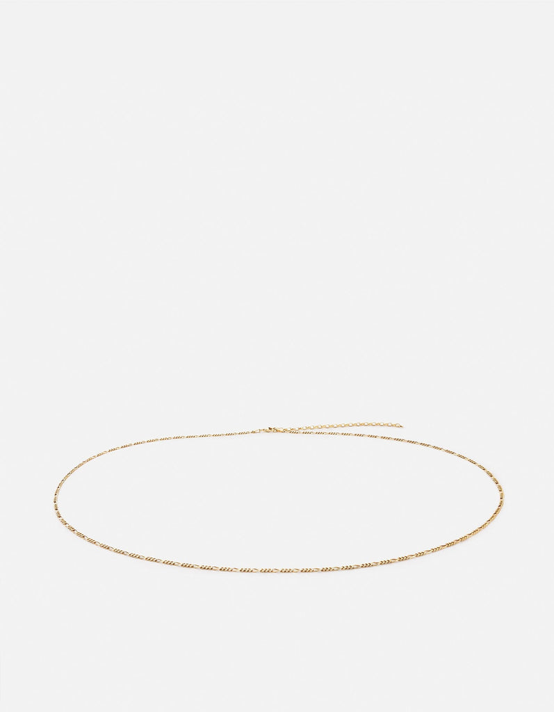 Miansai Waist Chains Figaro Waist Chain, Gold Vermeil Polished Gold / 28-32 in.