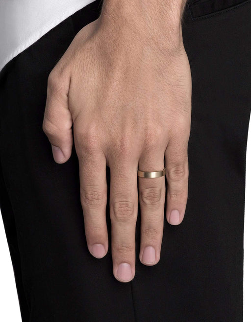 Miansai Rings 4mm Gold Band, 14k Gold